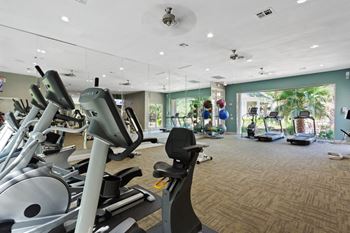 Fully equipped fitness center